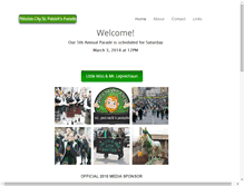 Tablet Screenshot of pittstonstpatricksparade.org